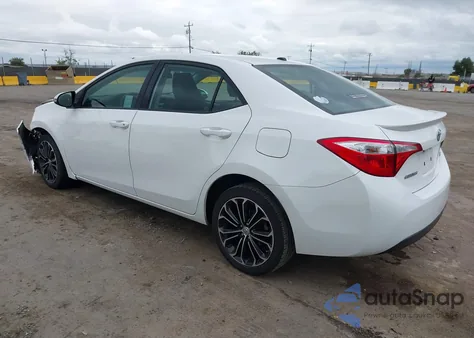 2016 Toyota Corolla S Premium from USA, damaged, VIN 5YFBURHE2GP491365